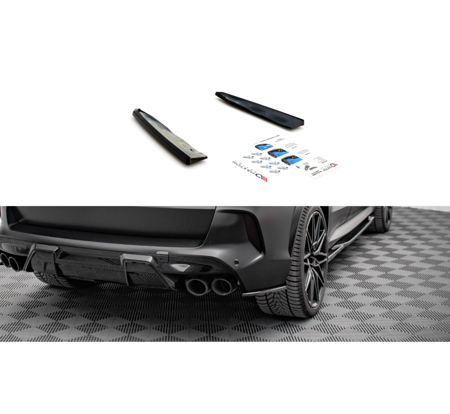 Maxton Design Rear Side Splitters passend voor BMW X5M F95