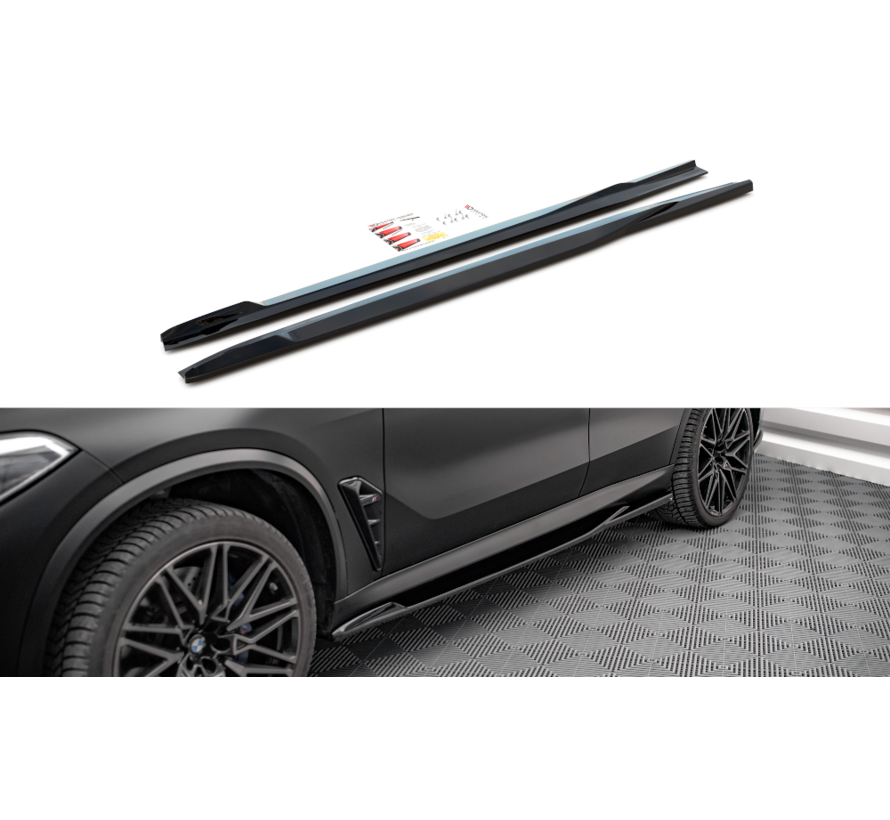 Maxton Design Side Skirts Diffusers BMW X5M F95