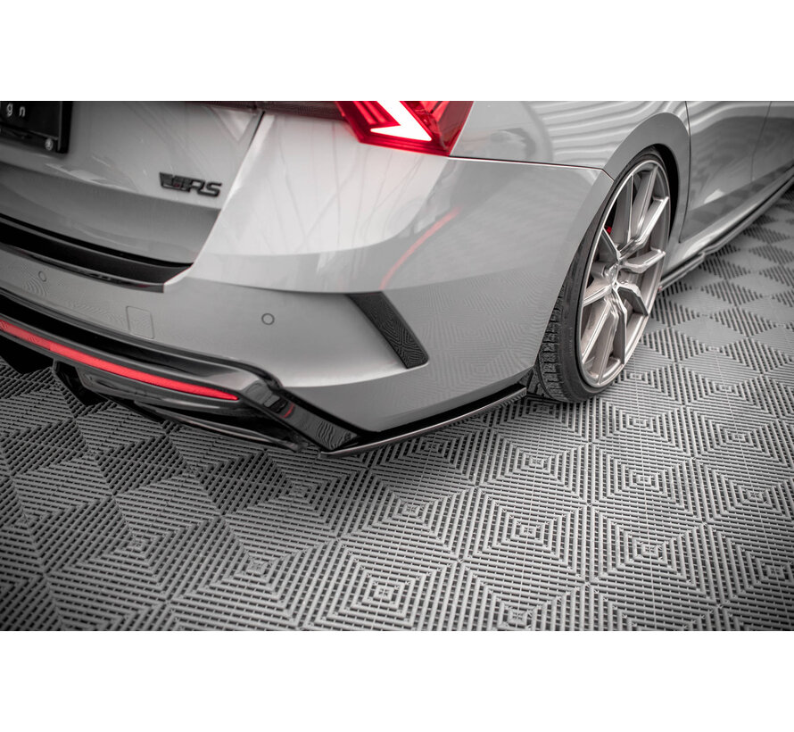 Maxton Design Rear Side Splitters V.4 Skoda Octavia RS Mk4