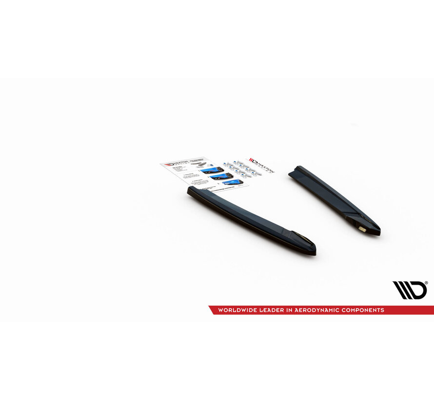 Maxton Design Rear Side Splitters V.4 Skoda Octavia RS Mk4