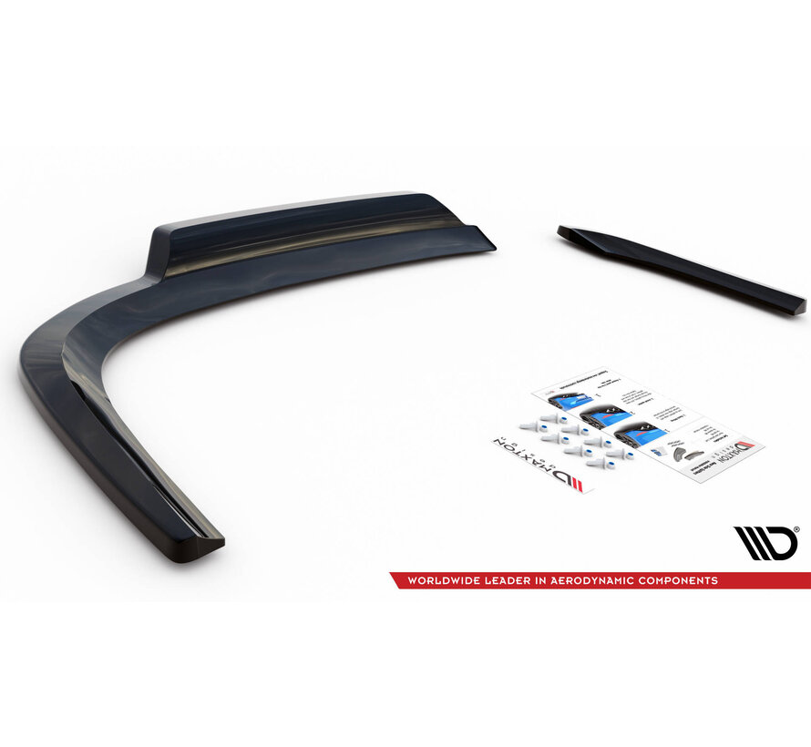 Maxton Design Central Rear Splitter (with vertical bars) Volkswagen Passat CC