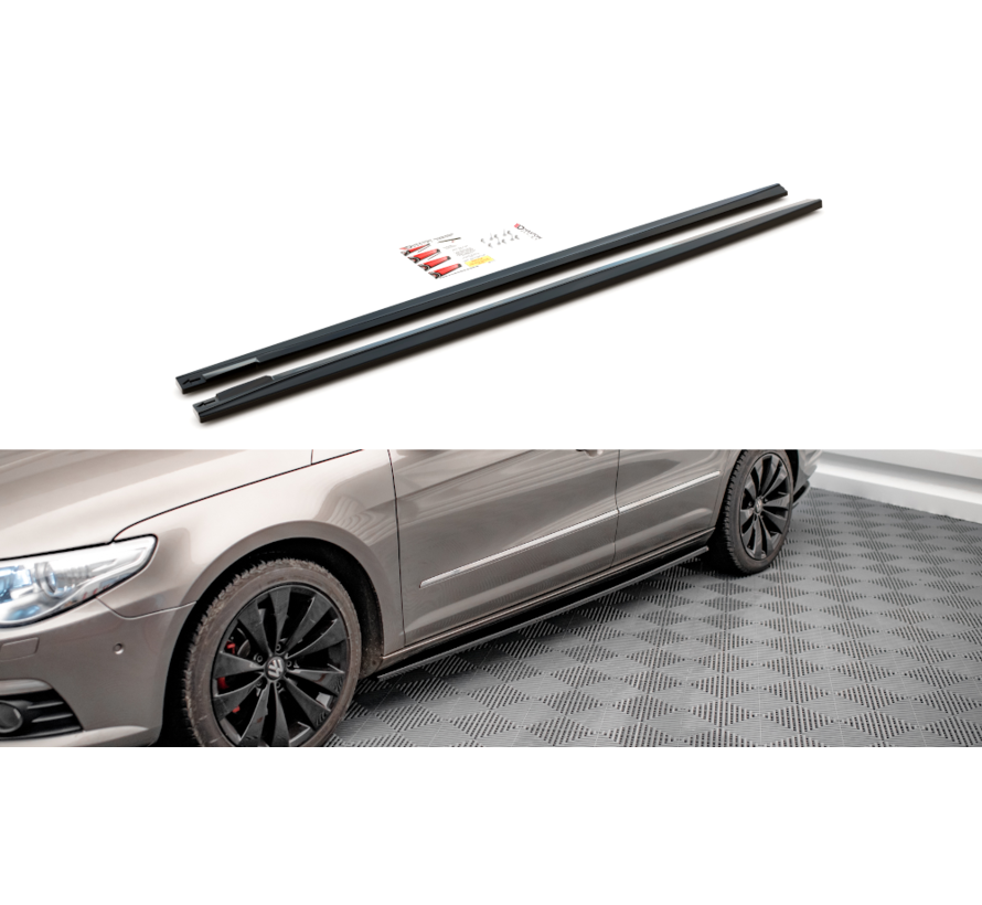 Maxton Design Side Skirts Diffusers V.2 Volkswagen Passat CC