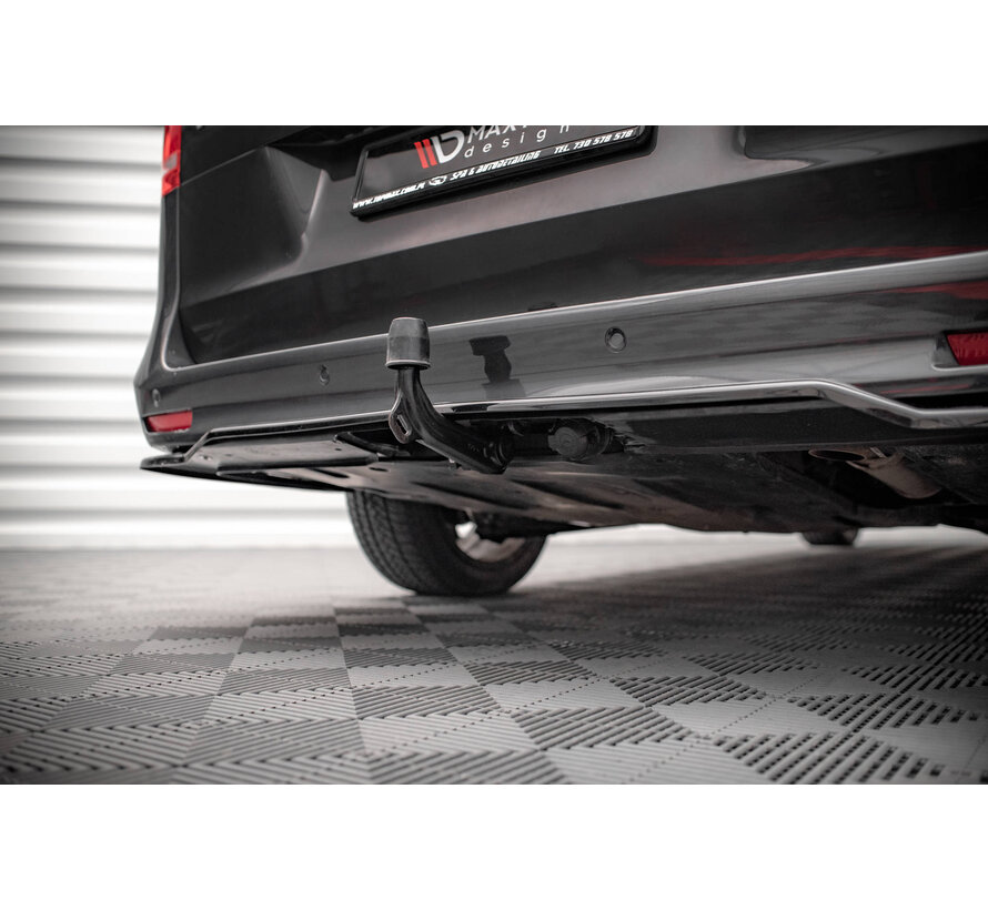 Maxton Design Central Rear Splitter (with vertical bars) Mercedes-Benz V-Class AMG-Line W447 Facelift