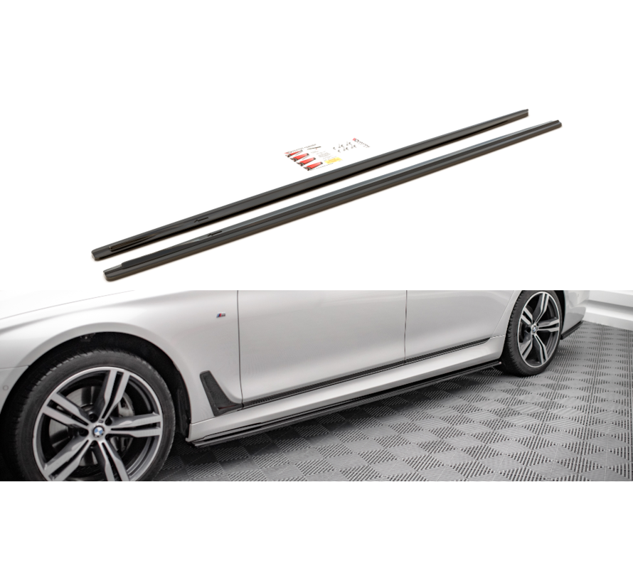 Maxton Design Side Skirts Diffusers for BMW 7 Long M-Pack G12