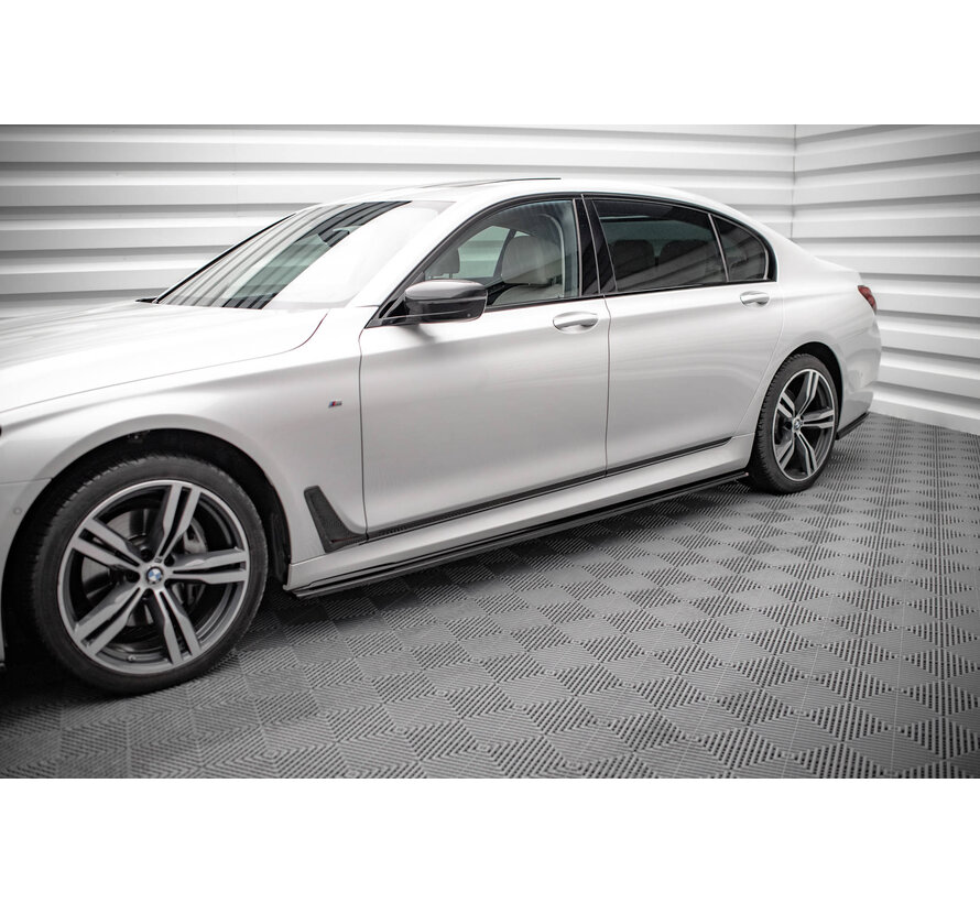 Maxton Design Side Skirts Diffusers for BMW 7 Long M-Pack G12