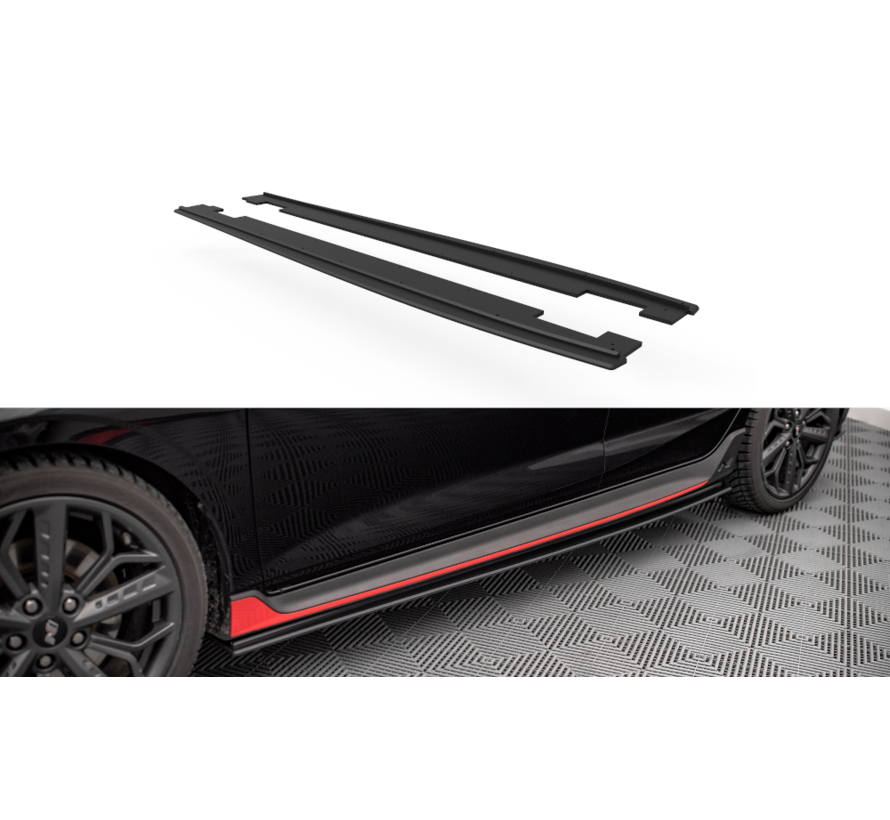 Maxton Design Street Pro Side Skirts Diffusers Hyundai I20 N Mk3