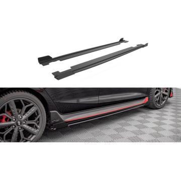 Maxton Design Maxton Design Street Pro Side Skirts Diffusers + Flaps Hyundai I20 N Mk3