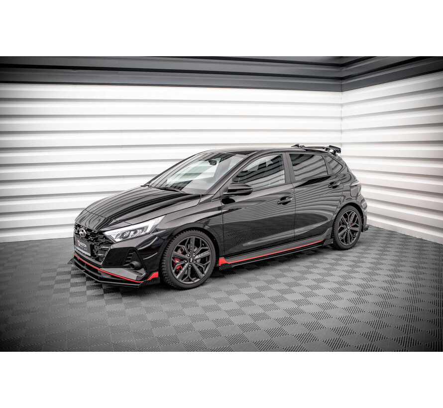 Maxton Design Street Pro Side Skirts Diffusers + Flaps Hyundai I20 N Mk3