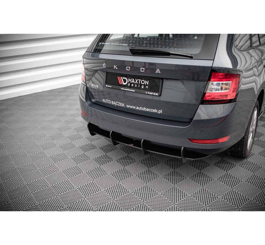 Maxton Design Street Pro Rear Diffuser Skoda Fabia Combi Mk3 Facelift