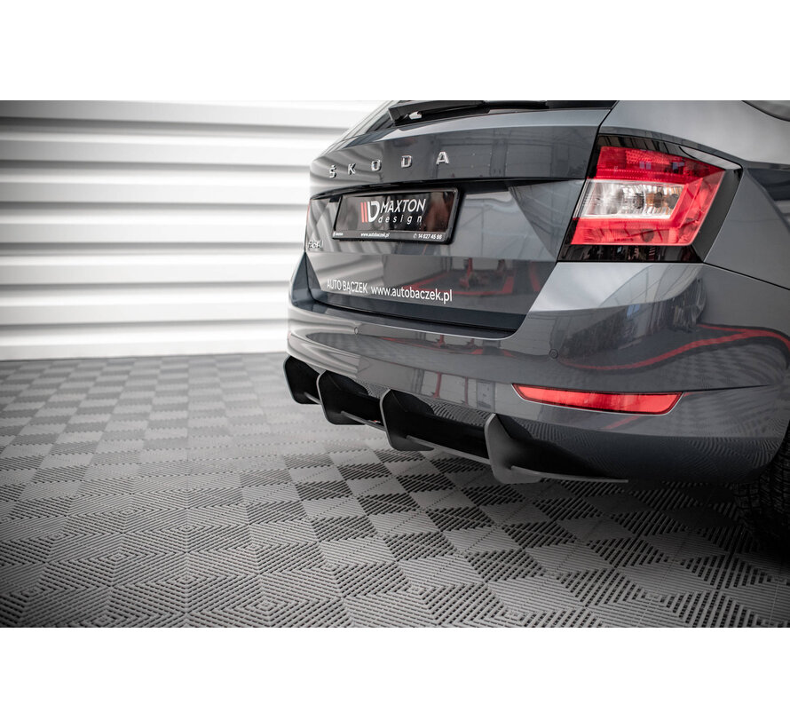 Maxton Design Street Pro Rear Diffuser Skoda Fabia Combi Mk3 Facelift