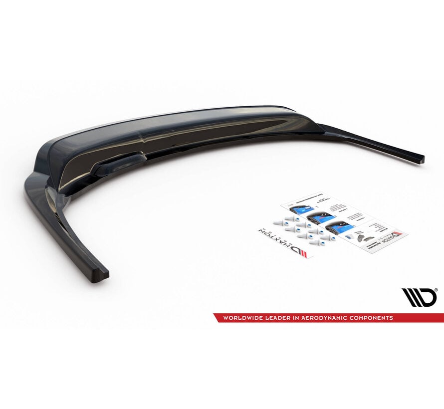 Maxton Design Central Rear Splitter (with vertical bars) Skoda Fabia Combi Mk3 Facelift