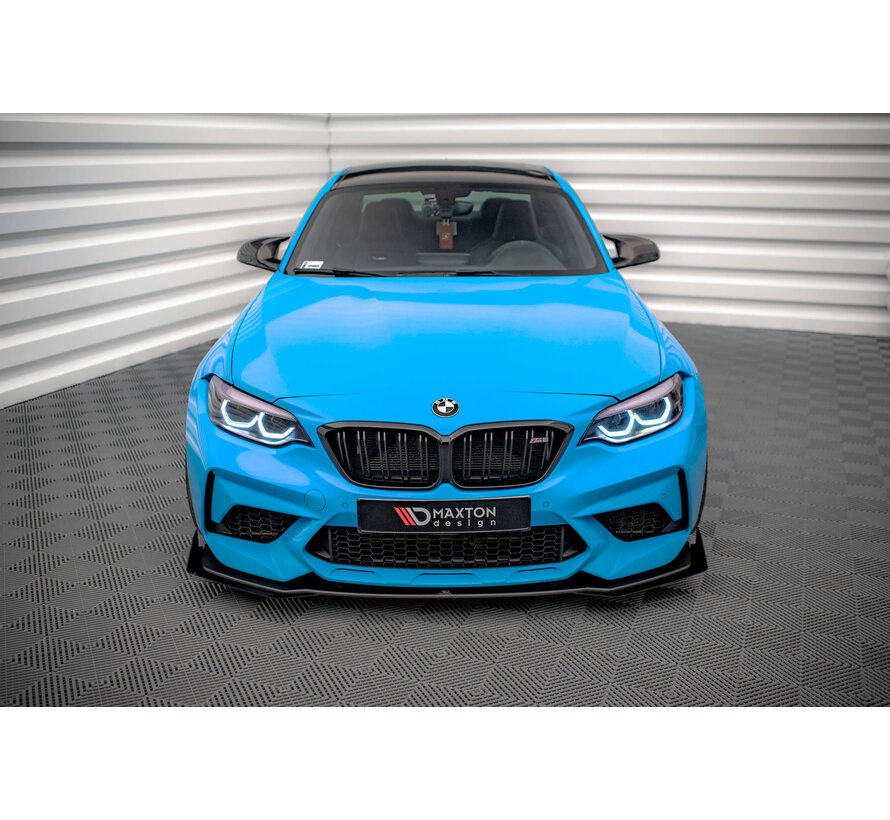 Maxton Design Street Pro Front Splitter V.1 + Flaps BMW M2 Competition F87