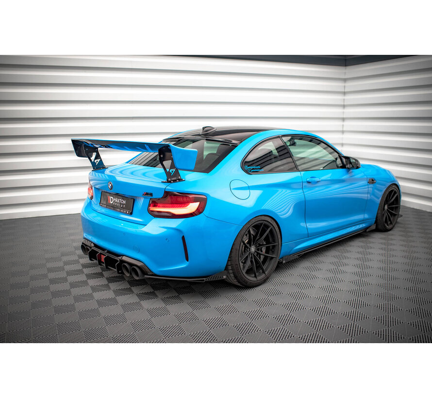 Maxton Design Street Pro Rear Side Splitters + Flaps BMW M2 F87