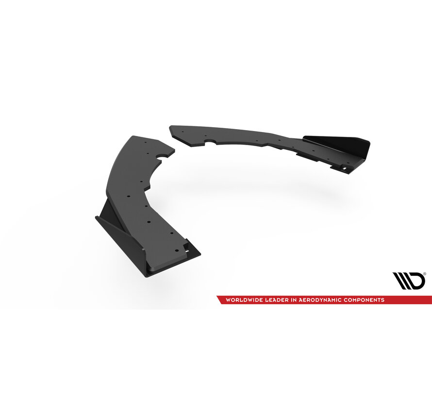 Maxton Design Street Pro Rear Side Splitters + Flaps BMW M2 F87