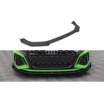 Maxton Design Maxton Design Street Pro Front Splitter V.1 + Flaps Audi RS3 8Y