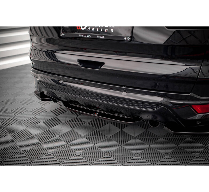 Maxton Design Central Rear Splitter for Ford Escape ST-Line Mk3