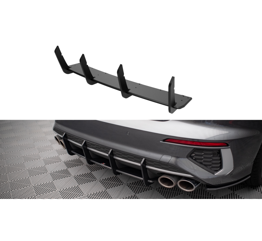Maxton Design Street Pro Rear Diffuser Audi S3 Sedan 8Y
