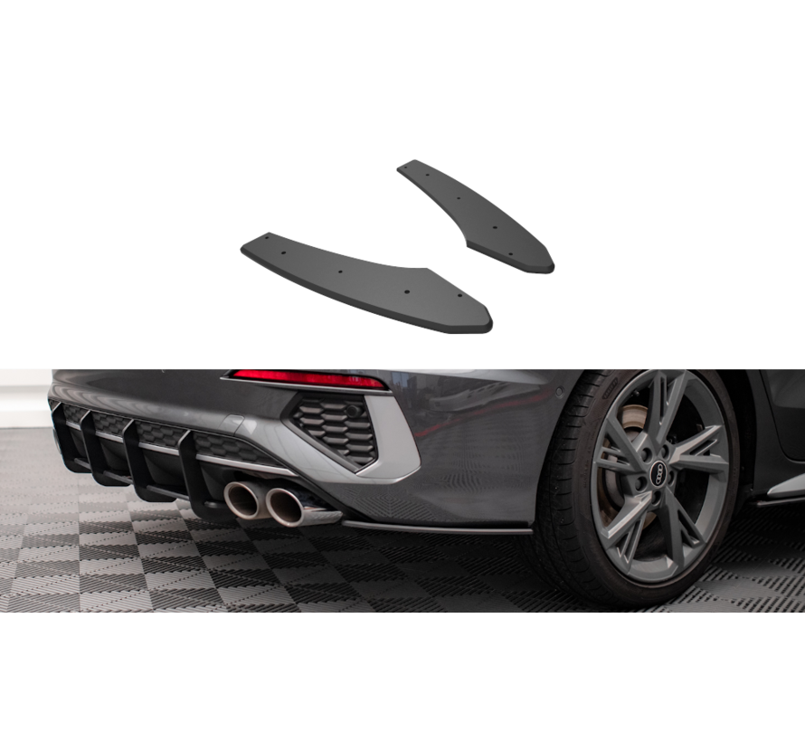 Maxton Design Street Pro Rear Side Splitters Audi S3 Sedan 8Y