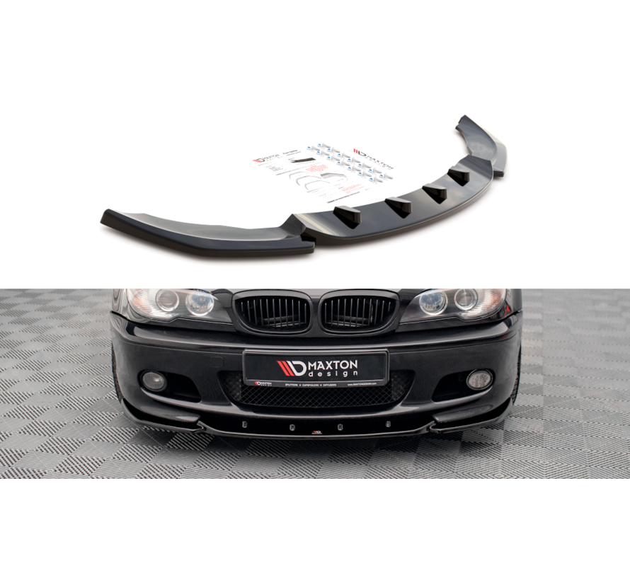 Maxton Design Front Splitter V.2 passend voor BMW 3 Coupe M-Pack E46