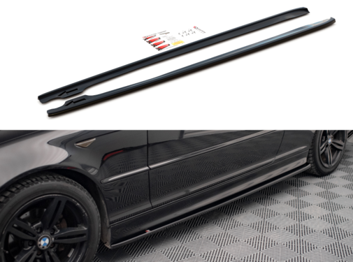 Maxton Design Maxton Design Side Skirts Diffusers V.2 BMW 3 Coupe M-Pack E46