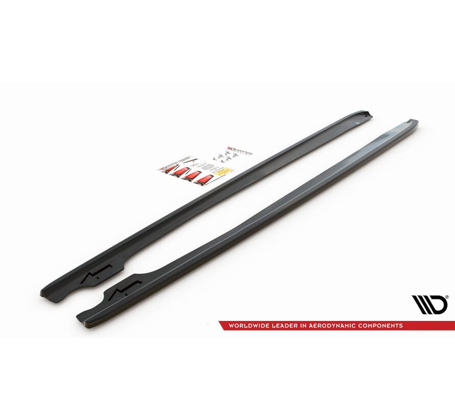 Maxton Design Side Skirts Diffusers V.2 BMW 3 Coupe M-Pack E46