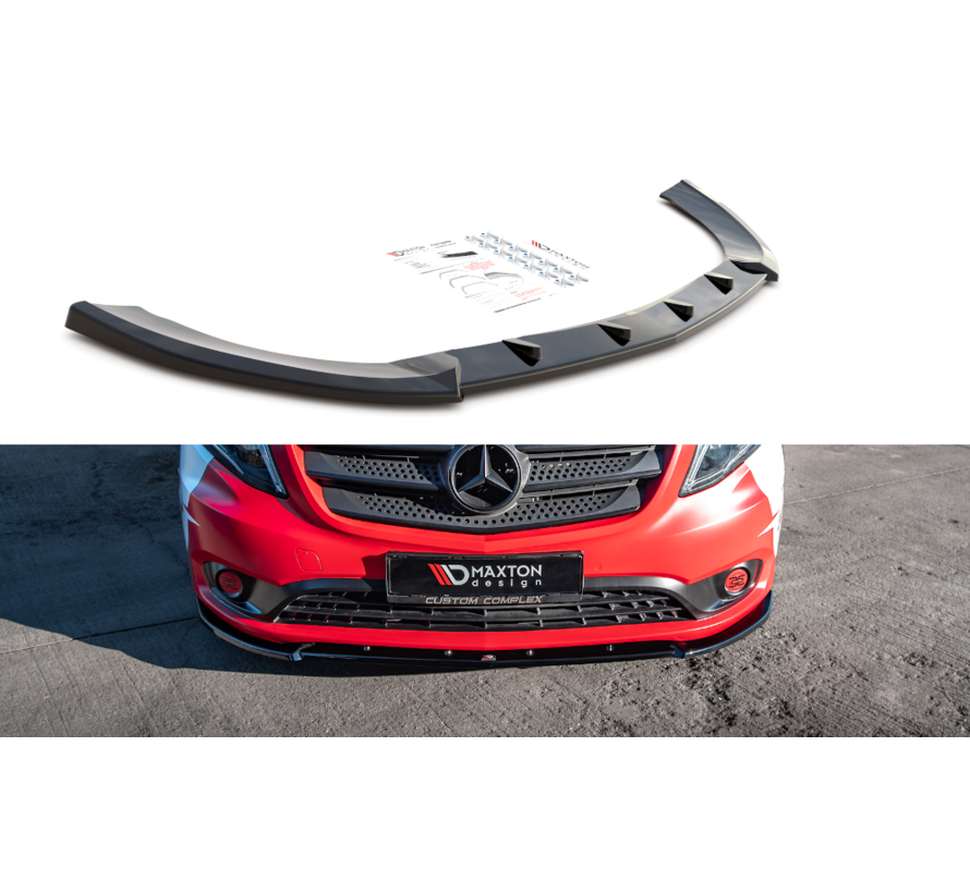 Maxton Design Front Splitter V.2 Mercedes-Benz Vito W447 Facelift