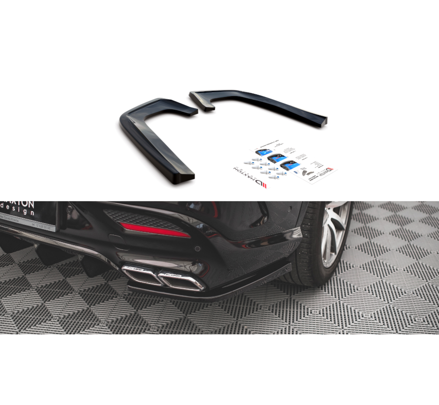 Maxton Design Rear Side Splitters V.2 Mercedes-Benz GLE Coupe 63AMG C292