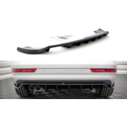 Maxton Design Maxton Design Central Rear Splitter (with vertical bars) Audi Q3 8U Facelift