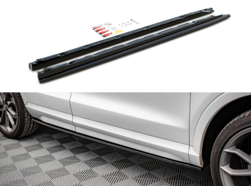 Maxton Design Maxton Design Side Skirts Diffusers Audi Q3 8U Facelift