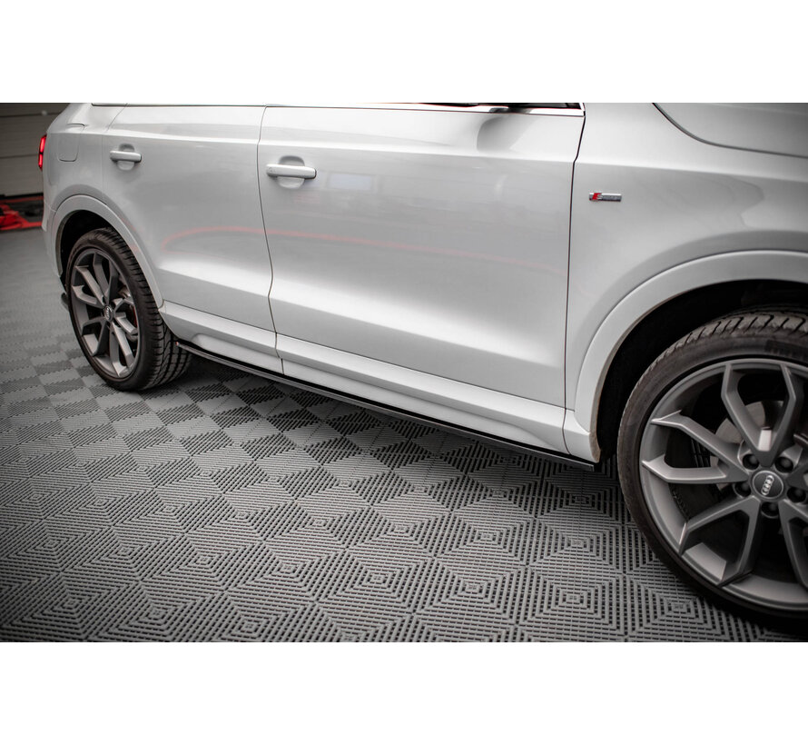 Maxton Design Side Skirts Diffusers Audi Q3 8U Facelift