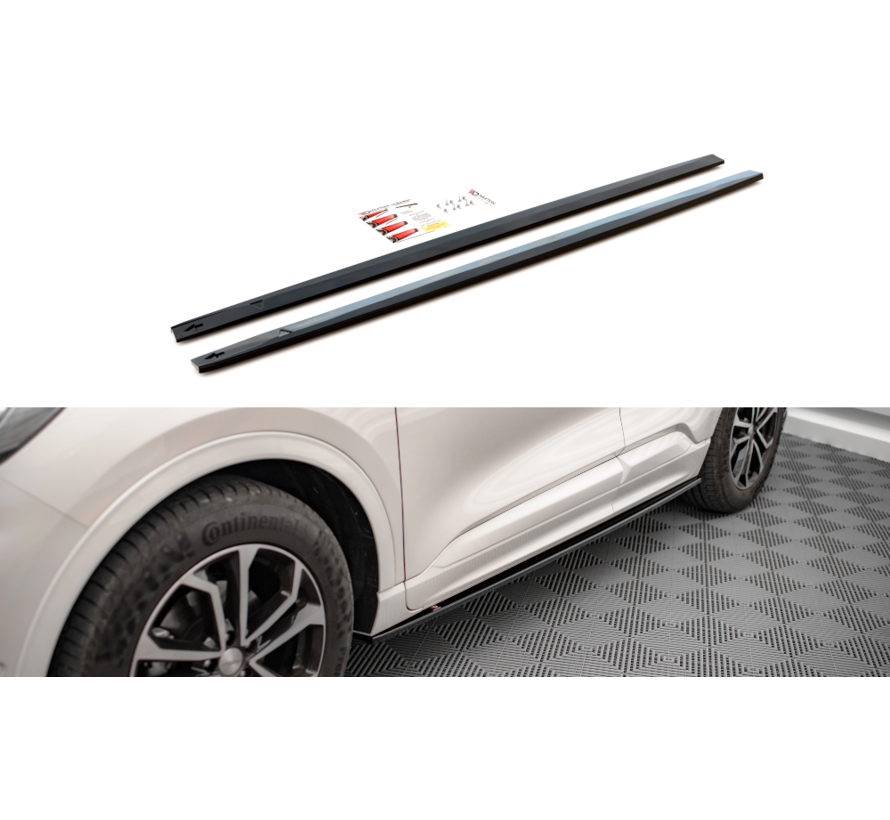 Maxton Design Side Skirts Diffusers Ford Kuga ST-Line Mk3