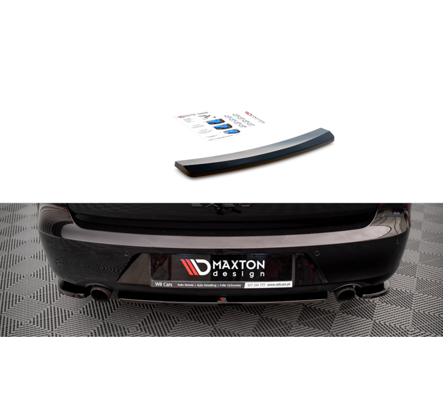 Maxton Design Central Rear Splitter for Seat Exeo