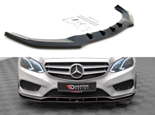 Maxton Design Maxton Design Front Splitter V.1 Mercedes-Benz E AMG-Line Sedan W212 Facelift