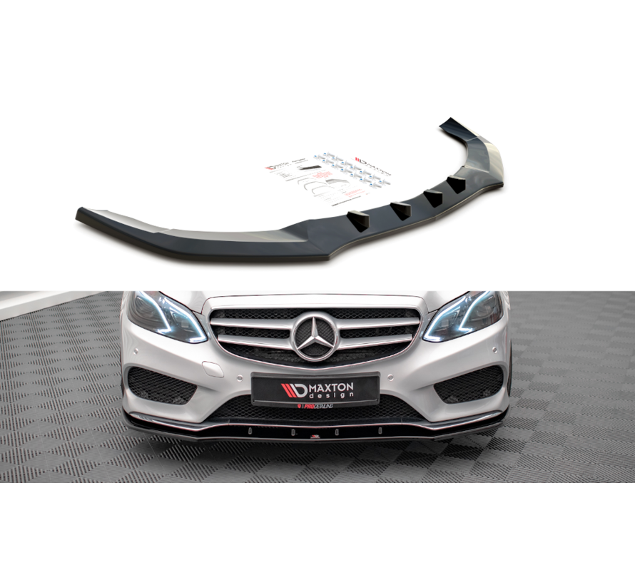 Maxton Design Front Splitter V.1 Mercedes-Benz E AMG-Line Sedan W212 Facelift