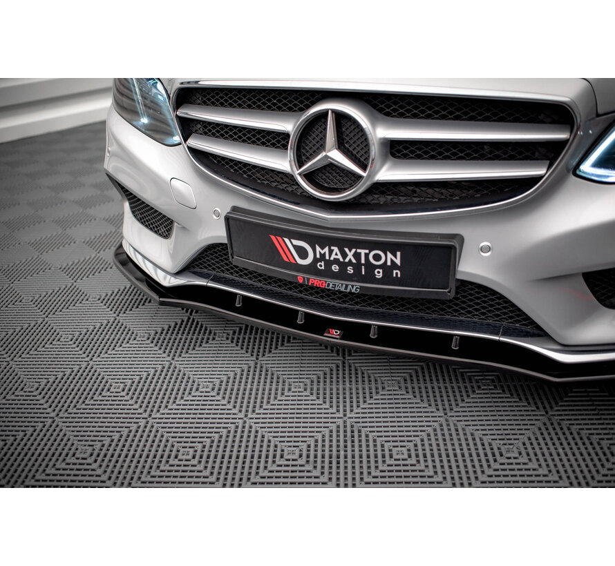 Maxton Design Front Splitter V.1 Mercedes-Benz E AMG-Line Sedan W212 Facelift