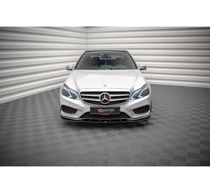 Maxton Design Front Splitter V.2 Mercedes-Benz E AMG-Line Sedan W212 Facelift