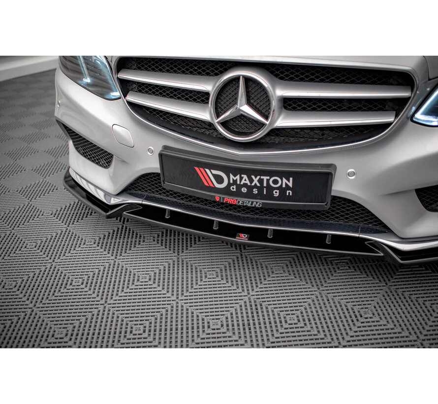 Maxton Design Front Splitter V.2 Mercedes-Benz E AMG-Line Sedan W212 Facelift