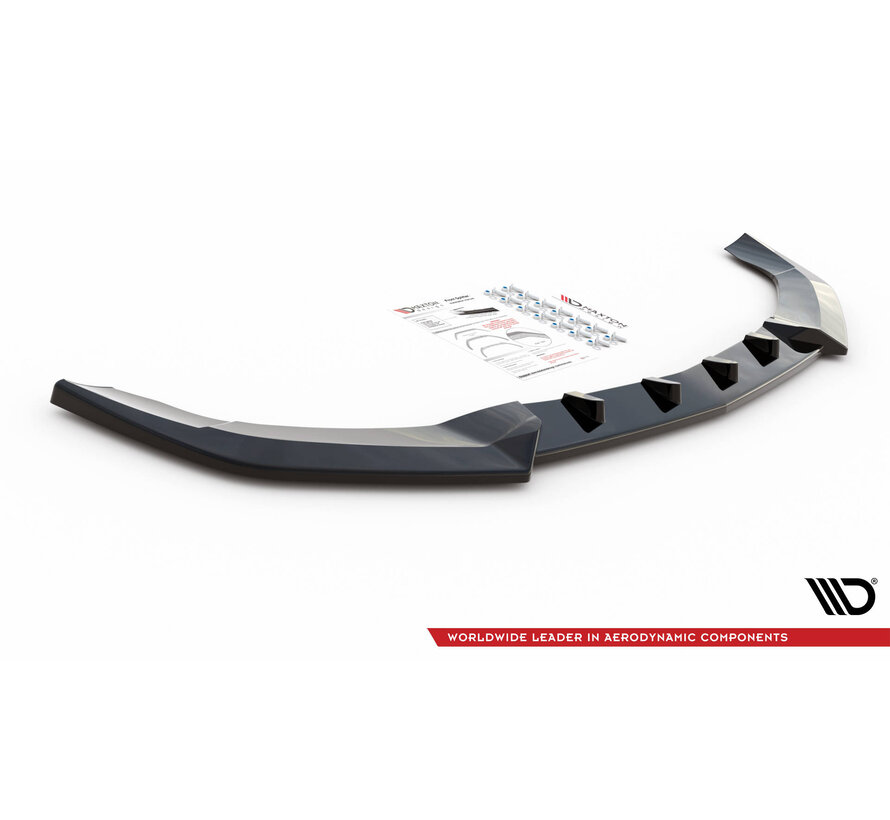 Maxton Design Front Splitter V.2 Mercedes-Benz E AMG-Line Sedan W212 Facelift