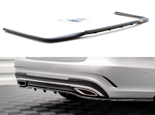 Maxton Design Maxton Design Central Rear Splitter (with vertical bars) Mercedes-Benz E AMG-Line Sedan W212 Facelift