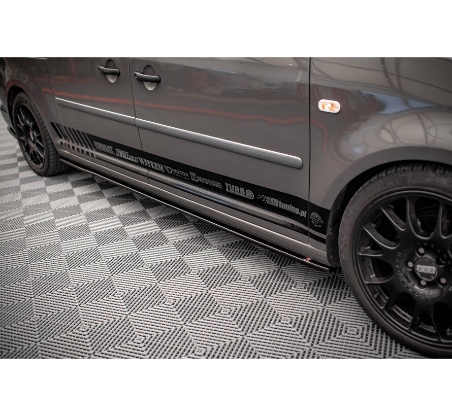 Maxton Design Side Skirts Diffusers Volkswagen Caddy Long Mk3 Facelift