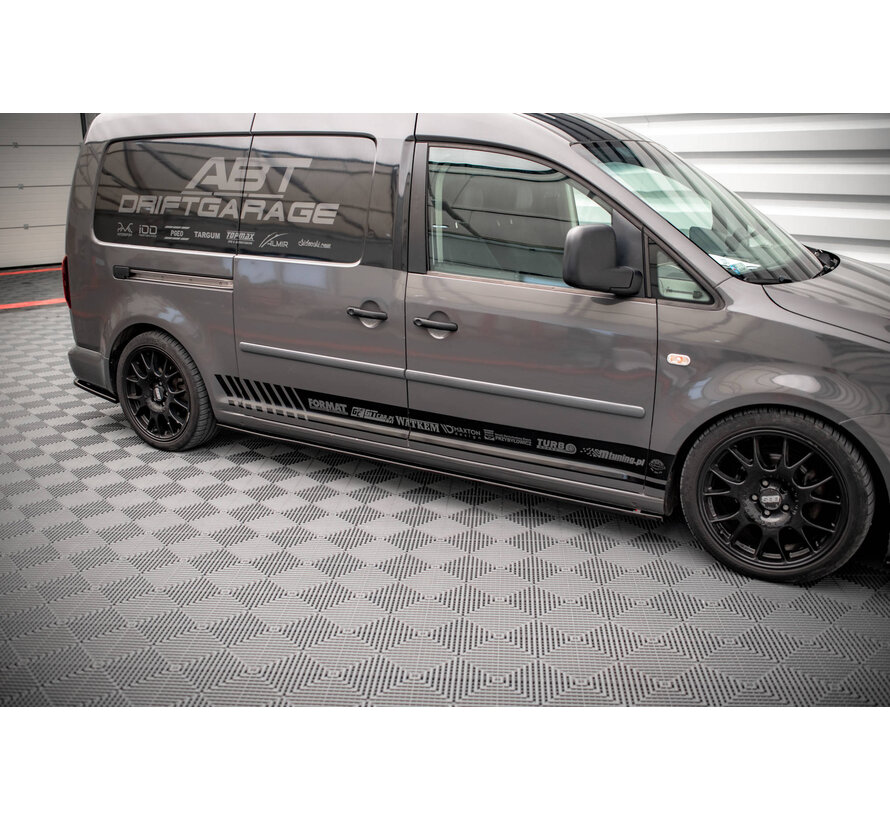 Maxton Design Side Skirts Diffusers Volkswagen Caddy Long Mk3 Facelift