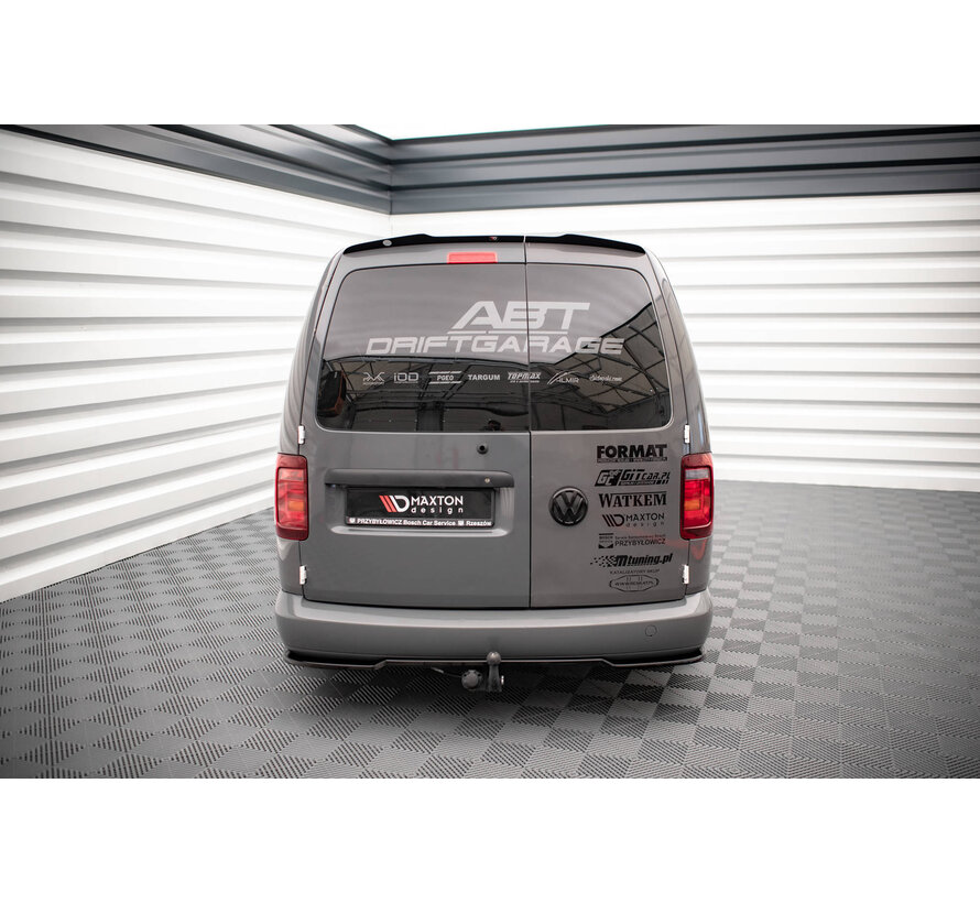 Maxton Design Central Rear Splitter for Volkswagen Caddy Long Mk3 Facelift