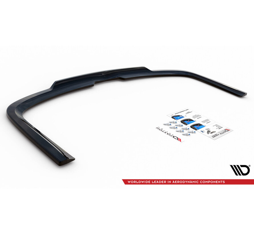 Maxton Design Central Rear Splitter for Volkswagen Caddy Long Mk3 Facelift