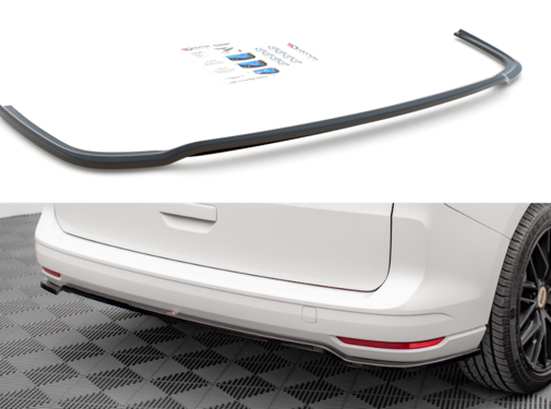 Maxton Design Maxton Design Central Rear Splitter for Volkswagen Caddy Mk5