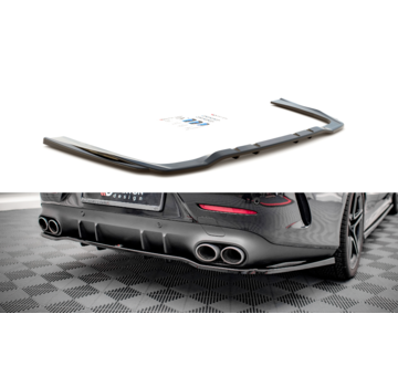 Maxton Design Maxton Design Central Rear Splitter (with vertical bars) Mercedes-AMG CLS 53 C257