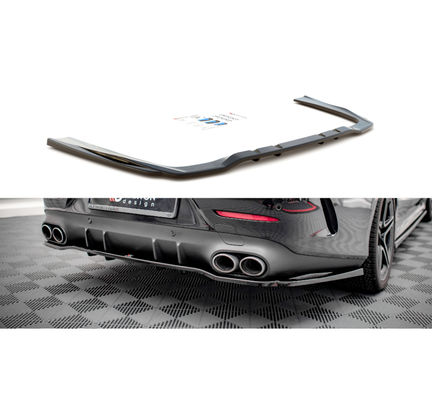 Maxton Design Central Rear Splitter (with vertical bars) Mercedes-AMG CLS 53 C257