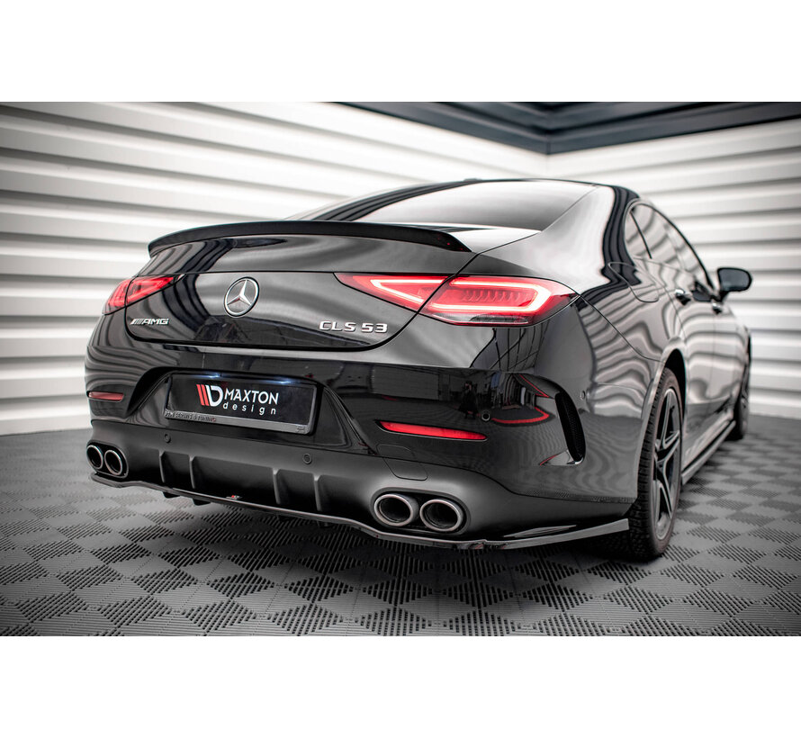 Maxton Design Central Rear Splitter (with vertical bars) Mercedes-AMG CLS 53 C257