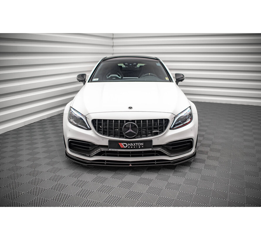 Maxton Design Front Splitter V.1 Mercedes-AMG C63 Coupe AMG Aero Pack C205 Facelift