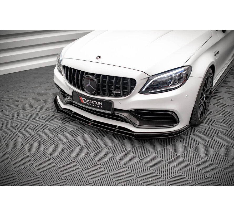 Maxton Design Front Splitter V.1 Mercedes-AMG C63 Coupe AMG Aero Pack C205 Facelift