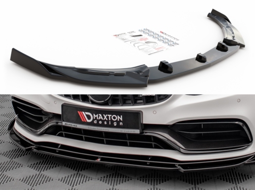 Maxton Design Maxton Design Front Splitter V.2 Mercedes-AMG C63 Coupe AMG Aero Pack C205 Facelift